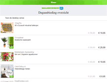 Tablet Screenshot of dagaanbiedingen4u.nl
